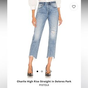 Pistola Charlie High Rise Straight Jeans